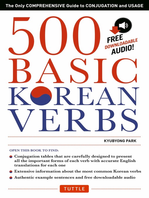 Title details for 500 Basic Korean Verbs by Kyubyong Park - Wait list